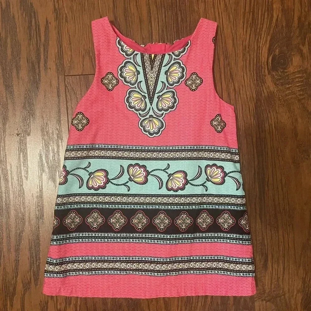 Genuine Kids By Oshkosh Pink Paisley Dress